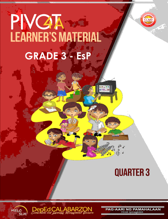 Edukasyon sa Pagpapakatao 3 Module (Quarter 3)