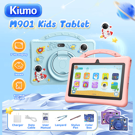 Kiumo M901 Tablet for Kids --- Android Tablet 6GB+128GB Study Tablet.